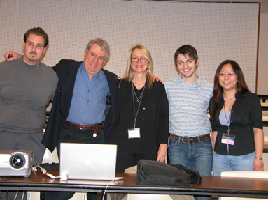Terry Jones, with Pace students and Dr. Driver, Spring 2006