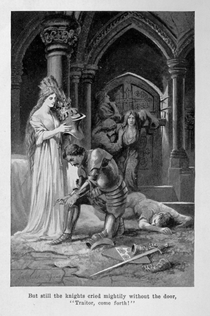 Lancelot in Guinevere's Chamber