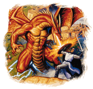 beowulf fights dragon drawing