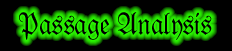 Passage Analysis Page - Sir Gawain and the Green Knight