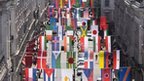 National flags of the countries taking part in London 2012