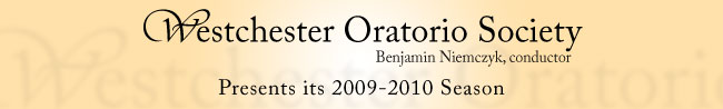 Westchester Oratorio Society 2009-10