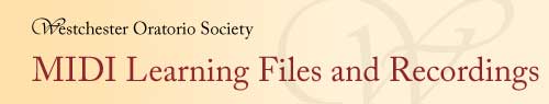 WOS MIDI Learning Files and Recordings