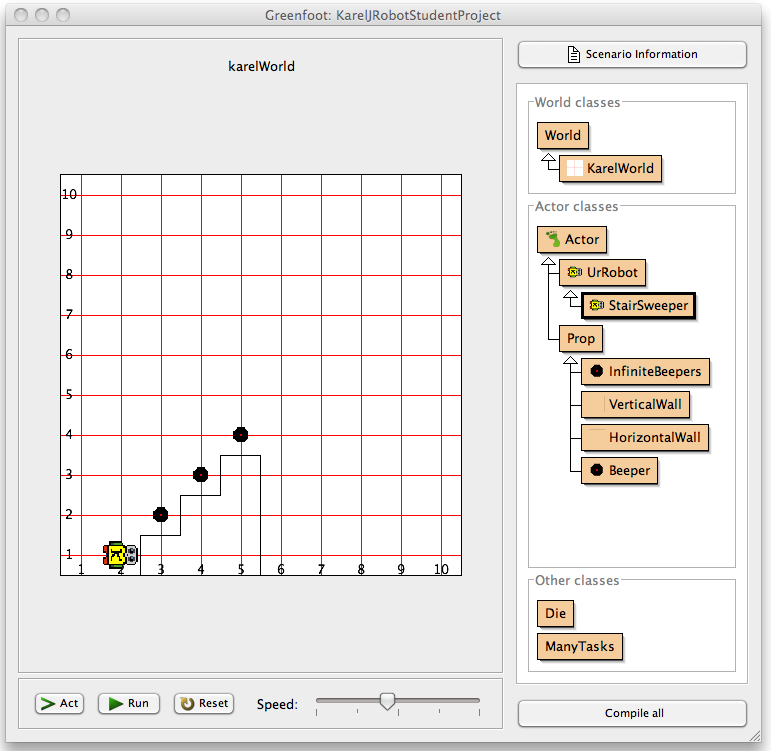 greenfoot world api